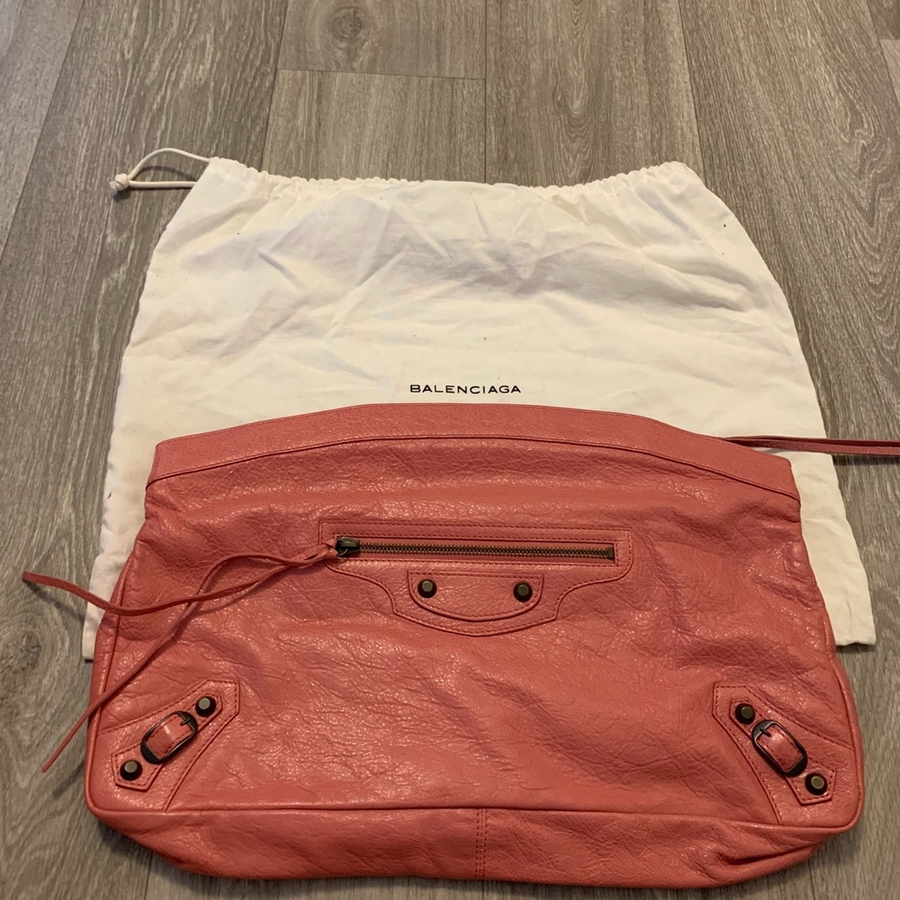 Balenciaga clutch bag
